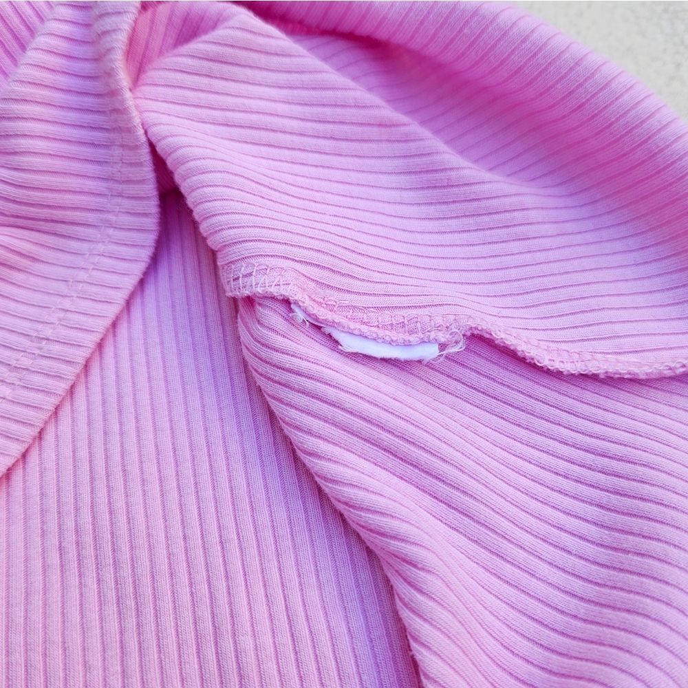 Old Navy Pink Ribbed Dress Size 18-24M - Picture 6 of 7